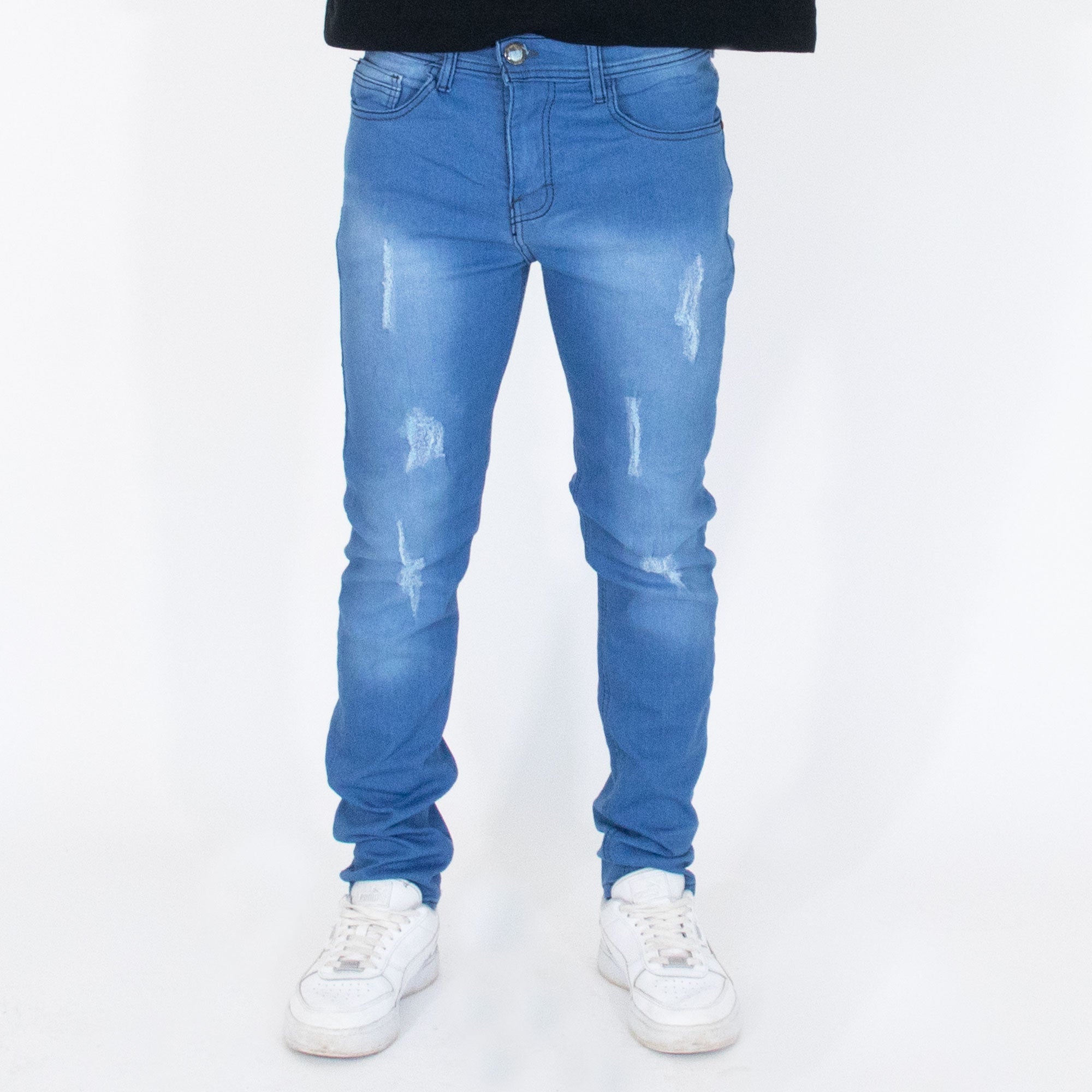 Jeans Mezc Level Para Hombre