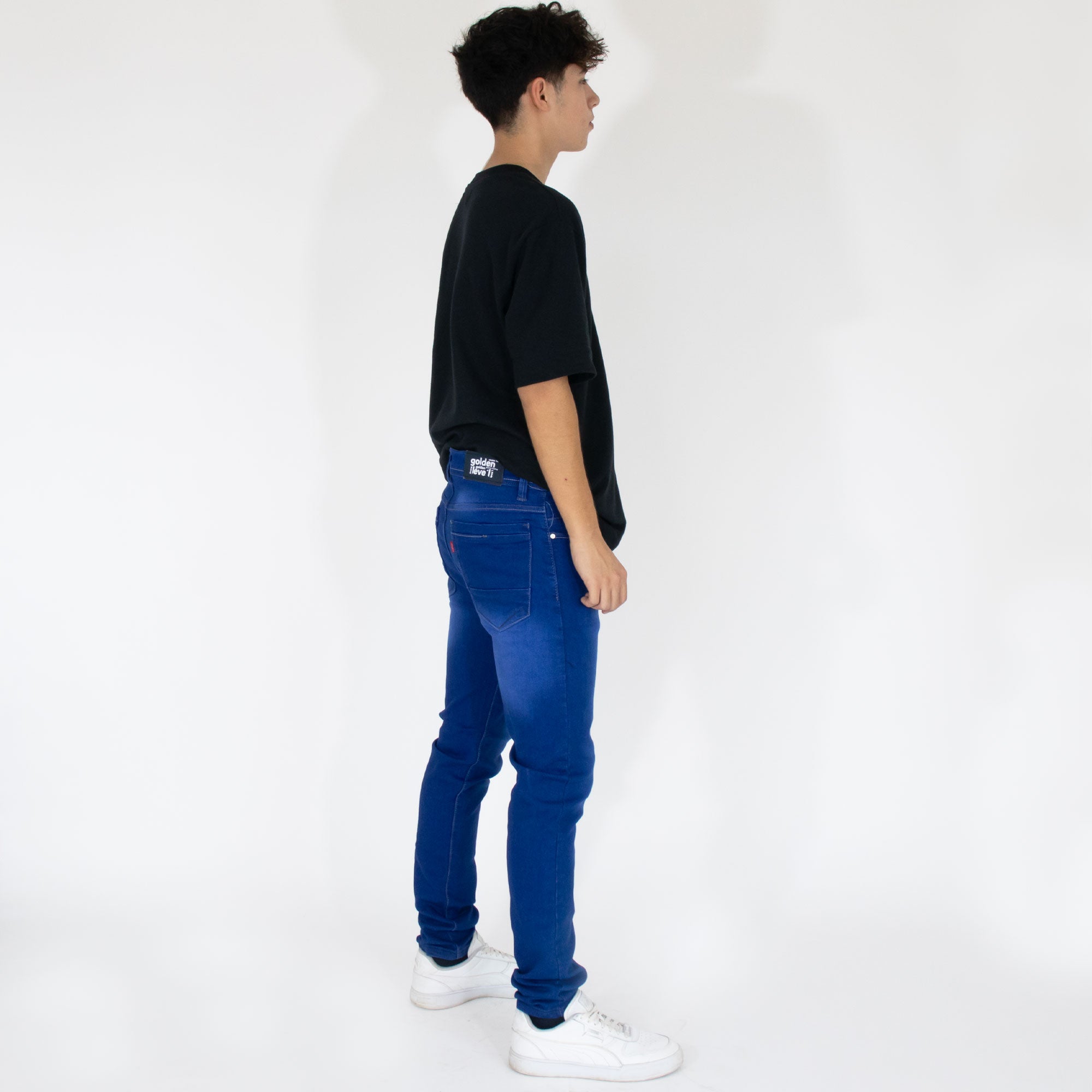 Jeans Mezc Level Para Hombre