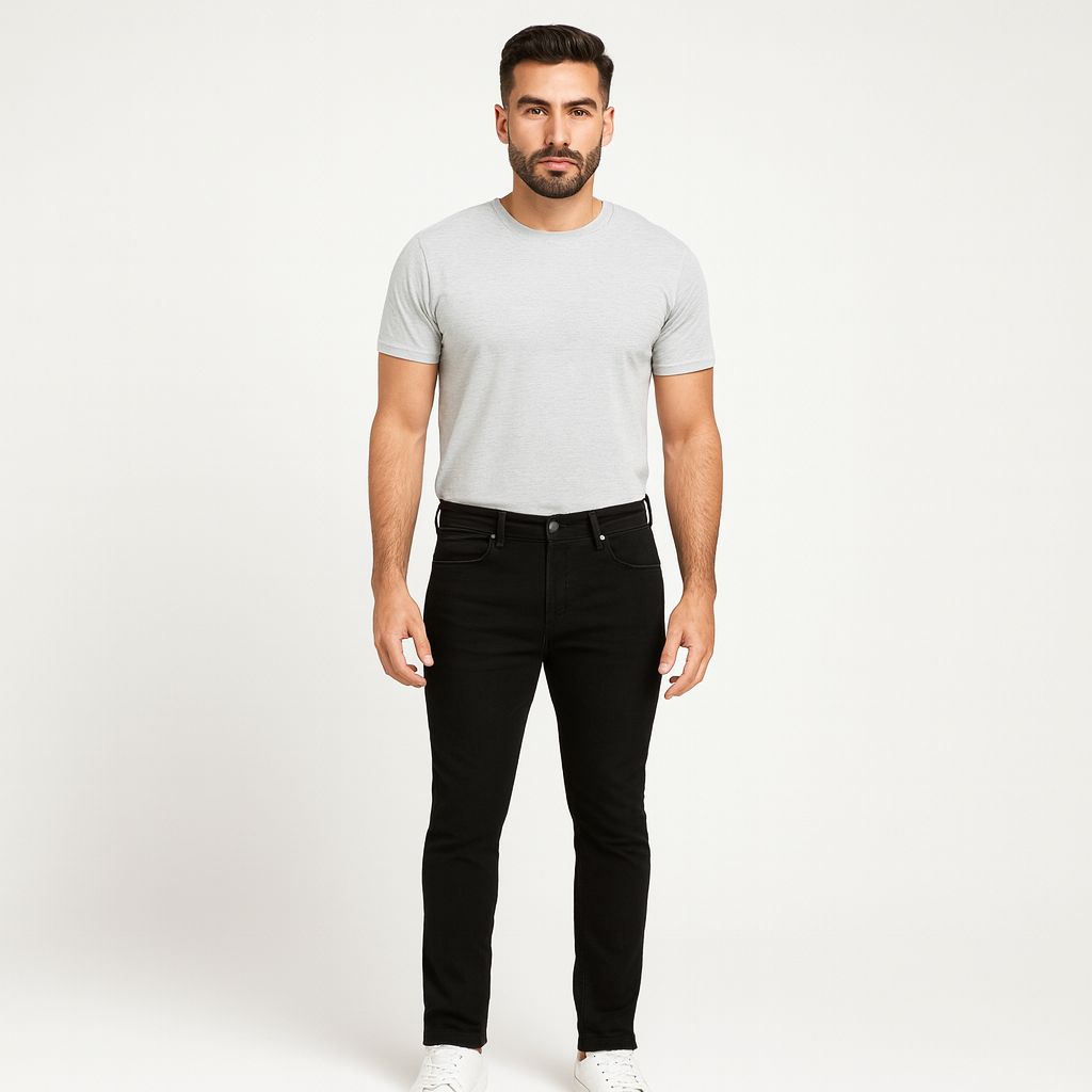 Jeans Negro Hombre Ln408