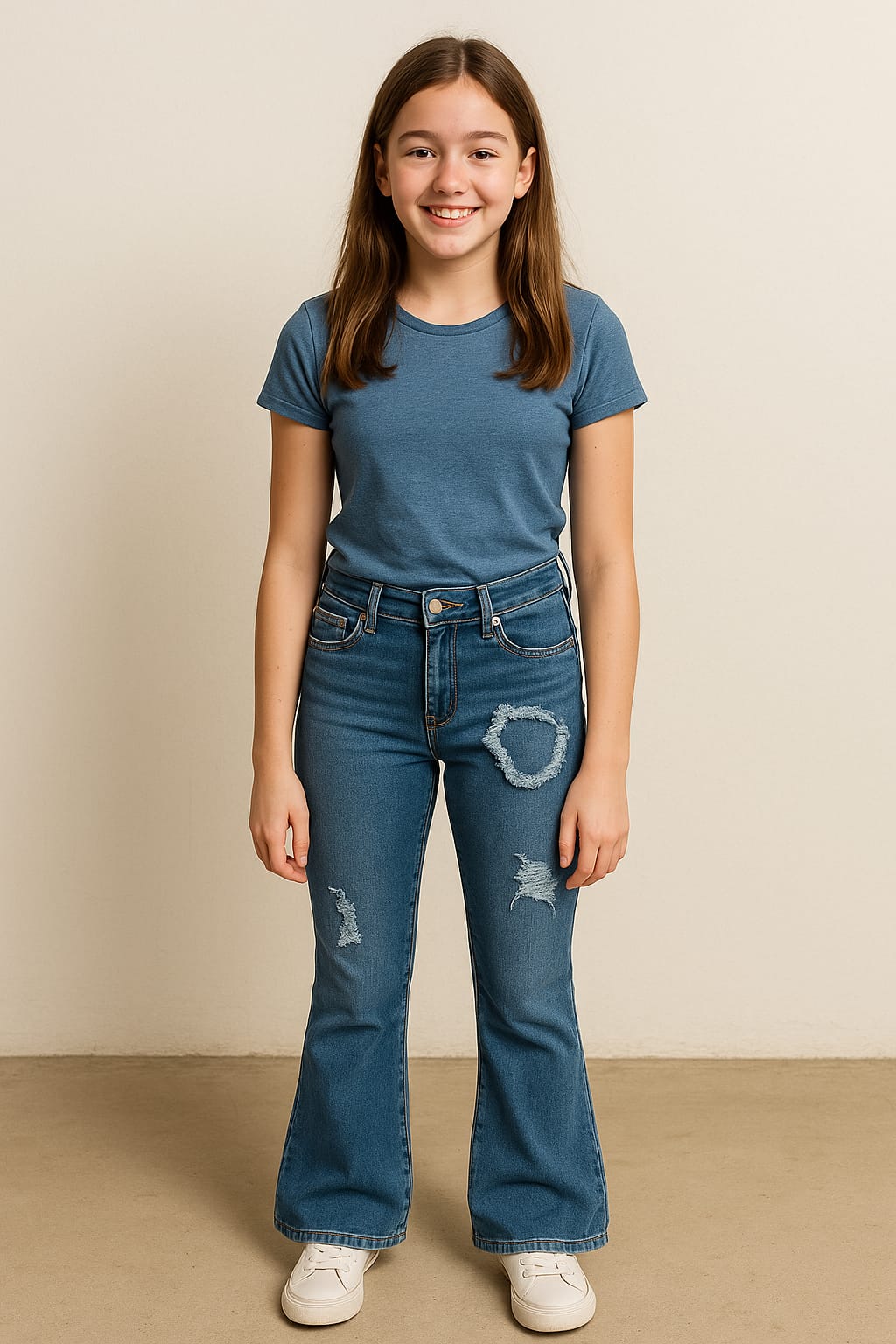 Jeans Azul Acampanado Nna Su1369