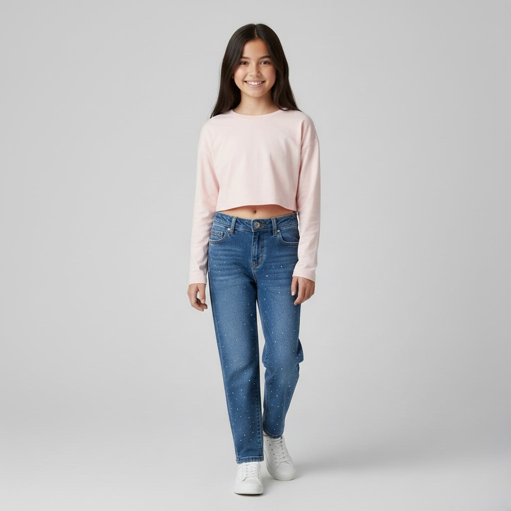 Mom Jeans Azul Holgado Nna Su1863