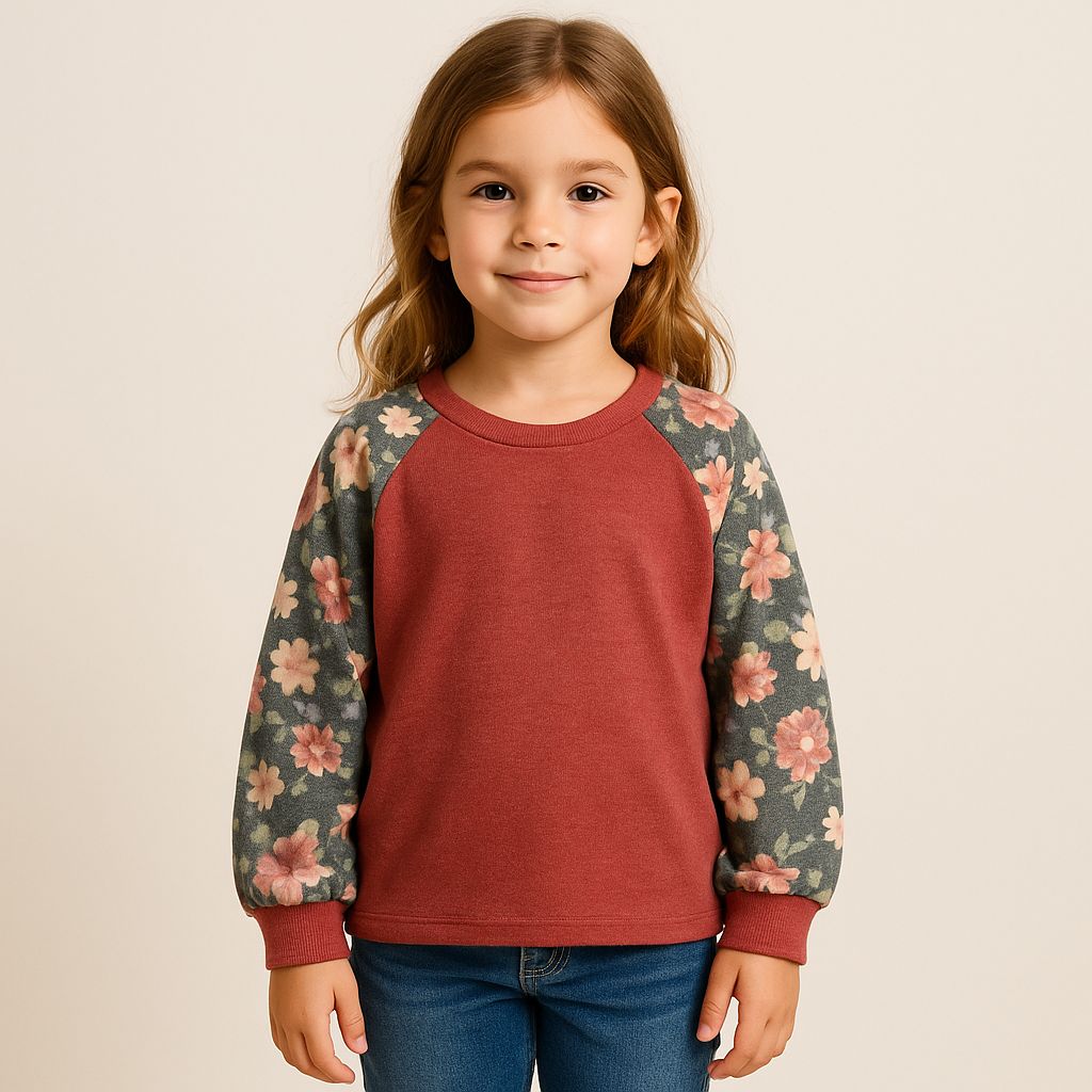 Sudadera Flores Nna Ta0974