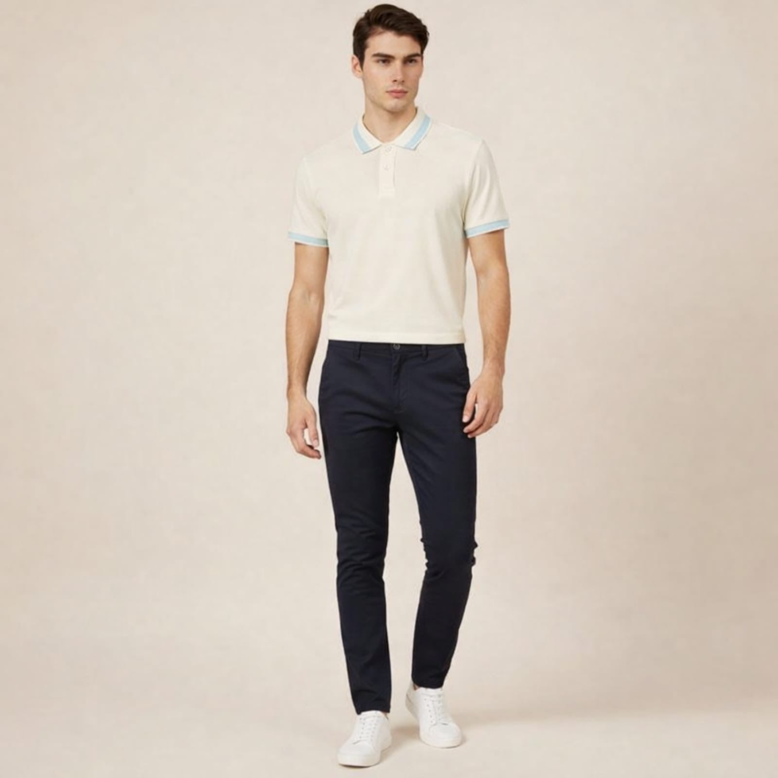 Pantalon Azul Marino Ted Lapidus Hombre