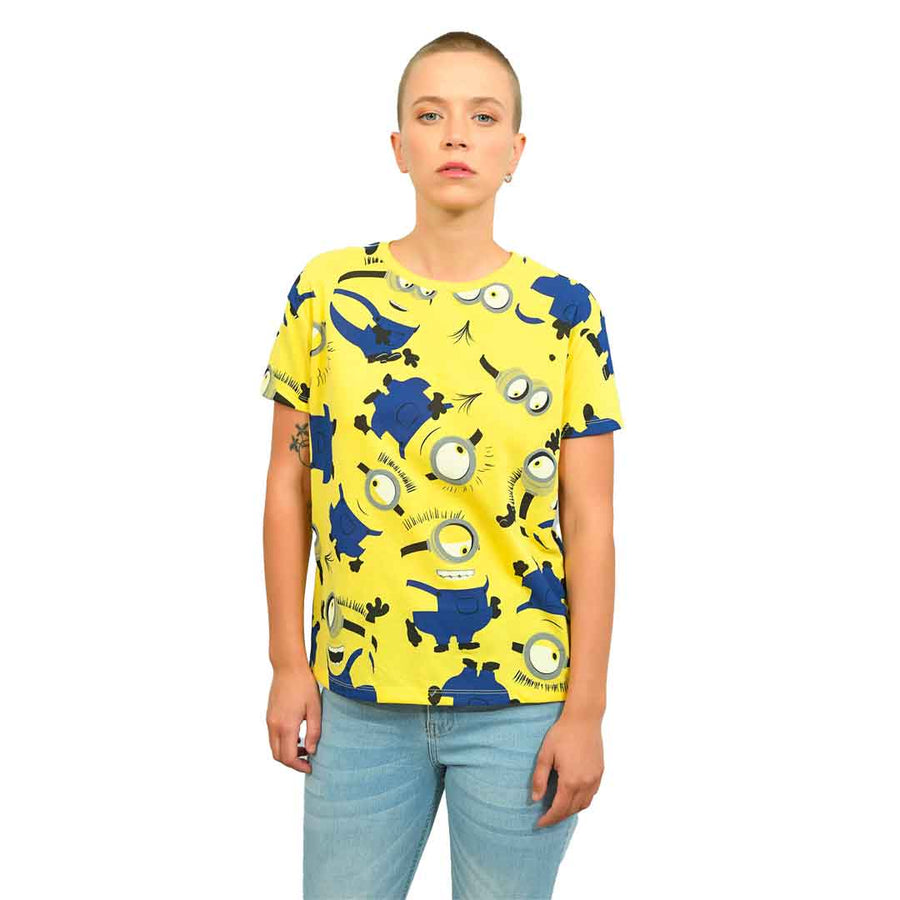 Playera Licencia Minion Para Mujer