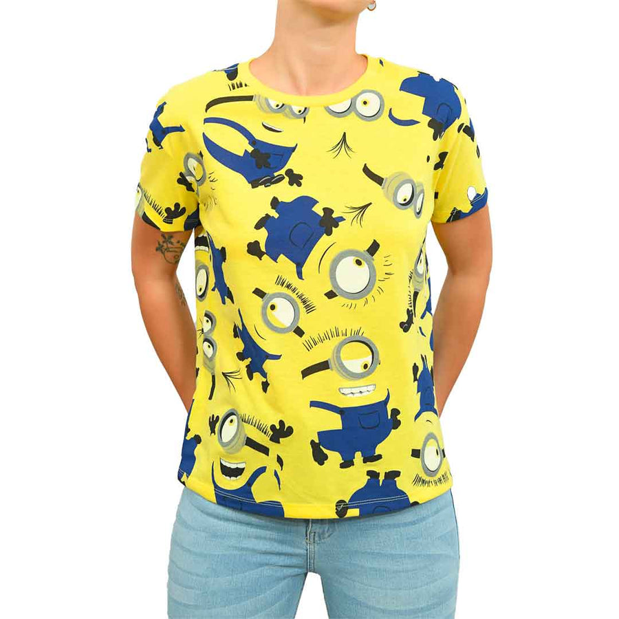 Playera Licencia Minion Para Mujer