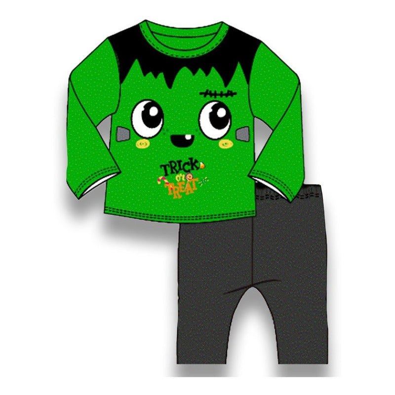 Conjunto Halloween Para Toddler Niño