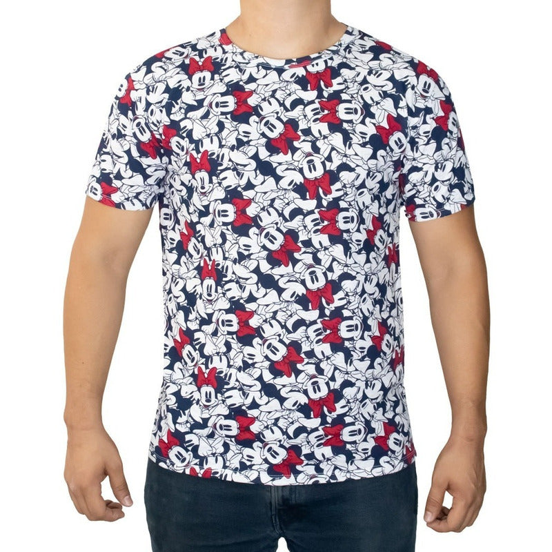 Playera Disney Cuello Redondo Mickey Para Hombre