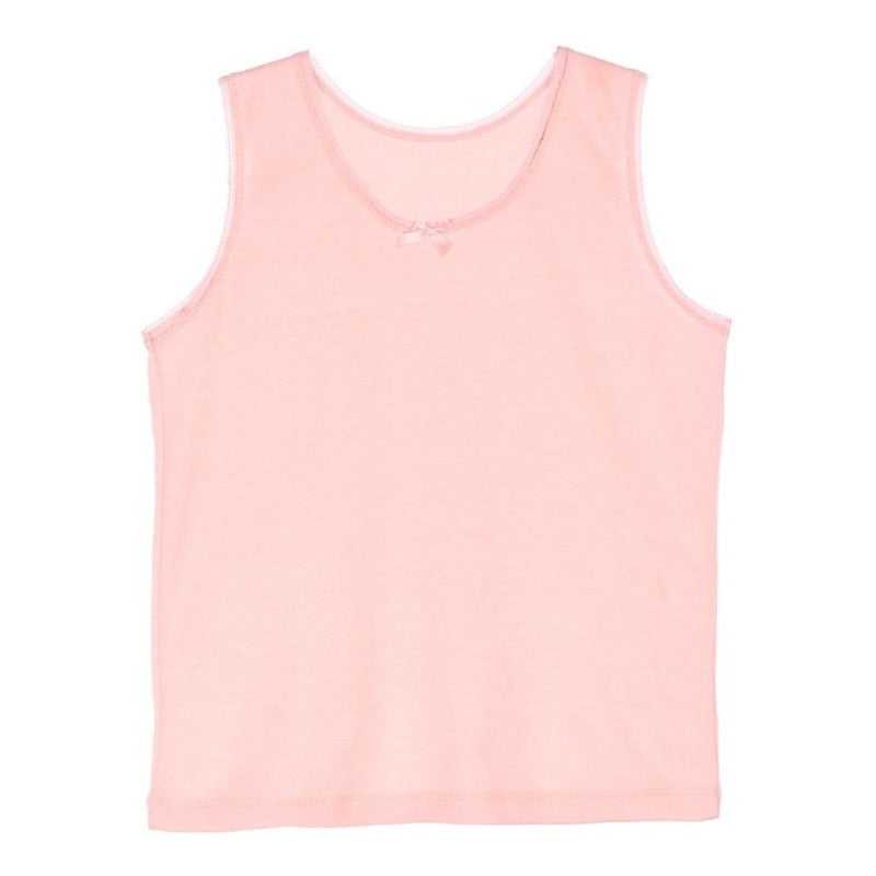 Tank Top Camiseta Tirante Para Niña Paquete Armado