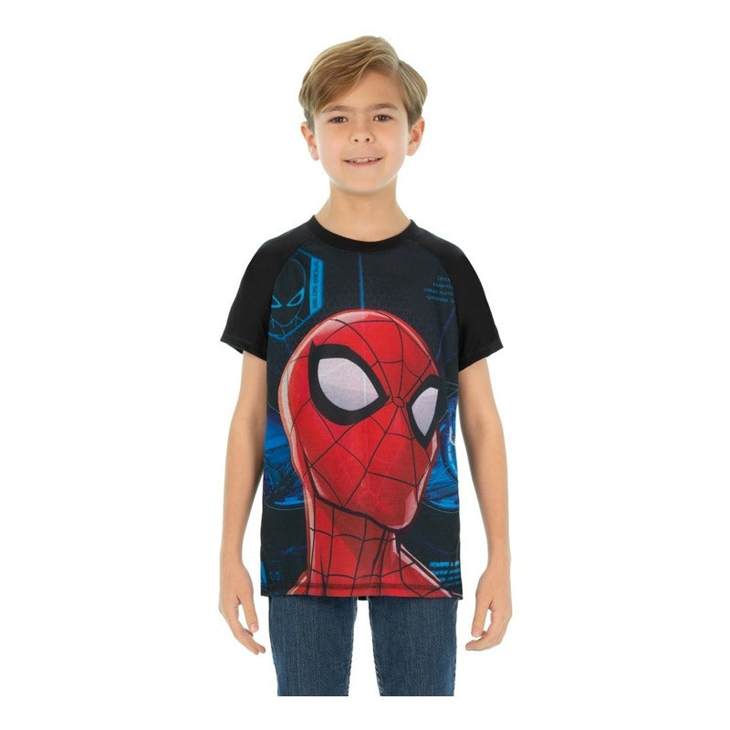 Playera Para Niño Marvel Spiderman Original Talla 4-10