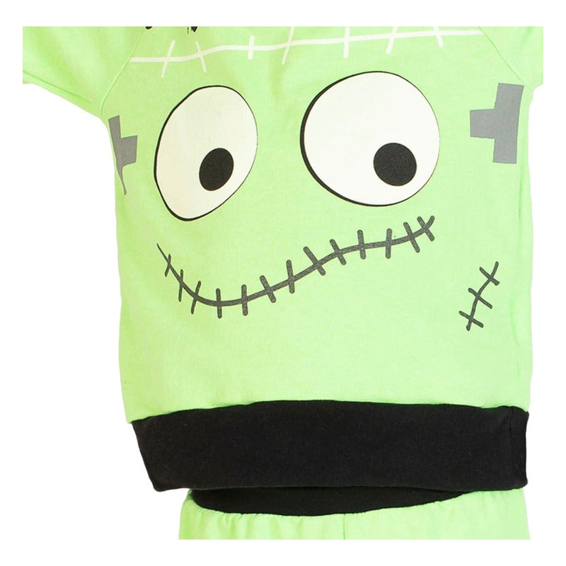 Conjunto Brilla Oscuridad Halloween Frankenstein