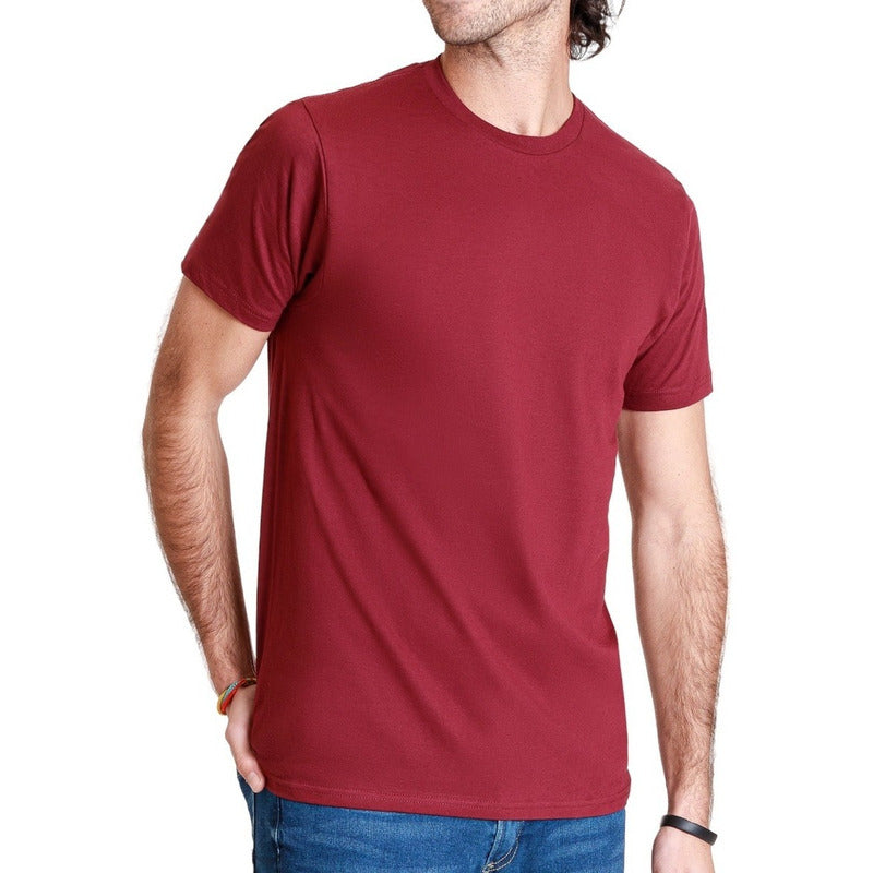 Playera Optima Basica Lisa Para Hombre