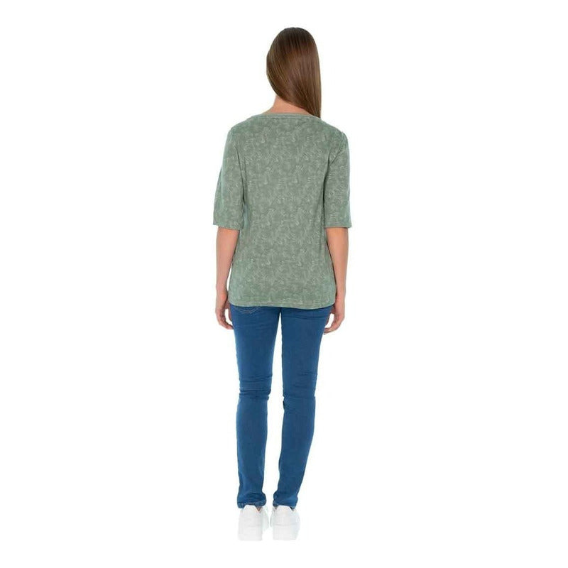 Playera Scoop Naturaleza Para Mujer