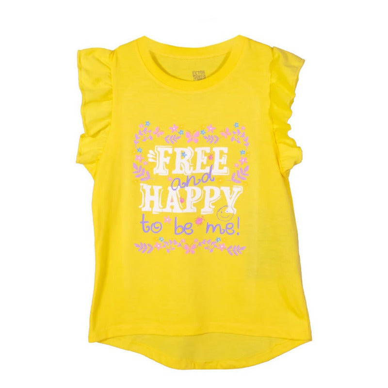 Blusa Tank Estampado Para Niña