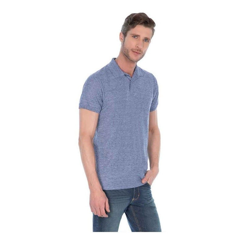 Playera Basica Cuello Polo Snow Para Hombre