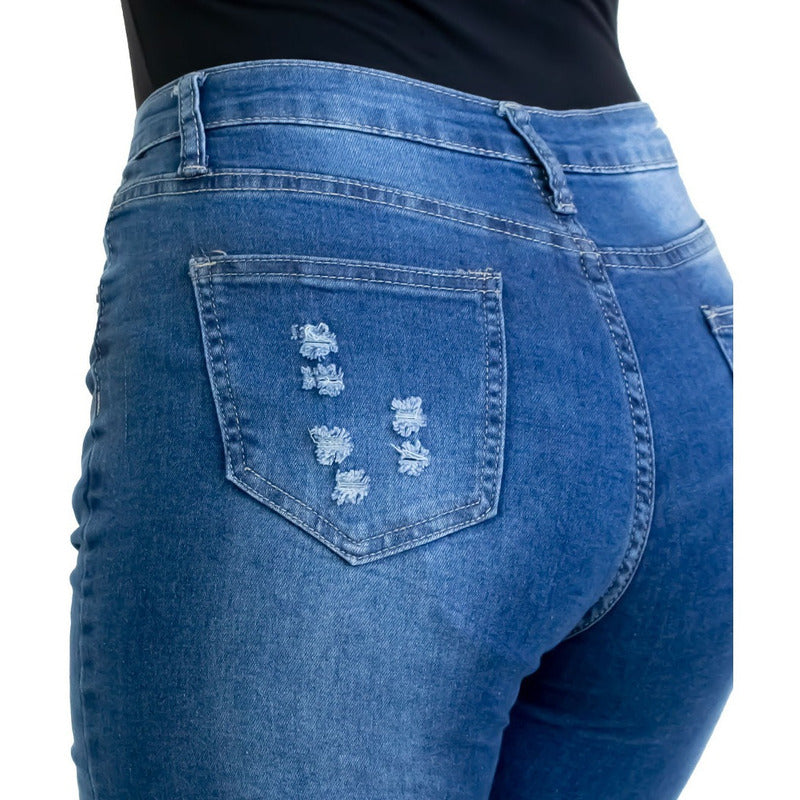 Jeans Mezclilla Premium Para Mujer