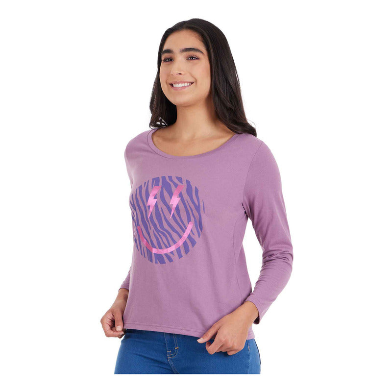 Playera Manga Larga Mujer 879yt