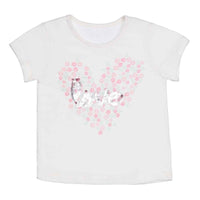 Playera Love Para Toddler Niña