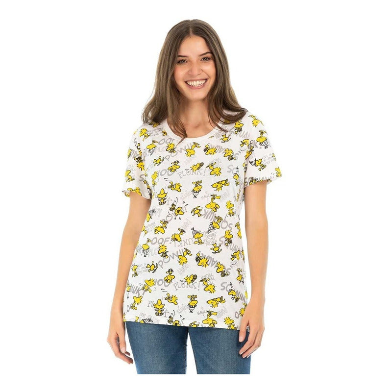 Playera Snoopy Penauts Para Mujer