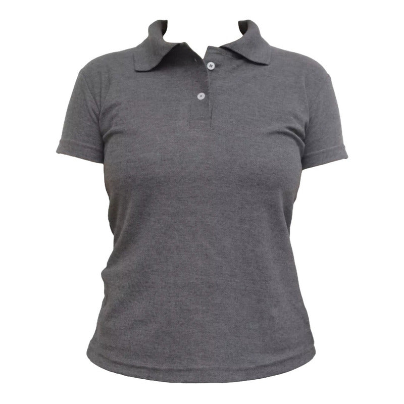 Playera Lisa Basica Cuello Polo Para Mujer