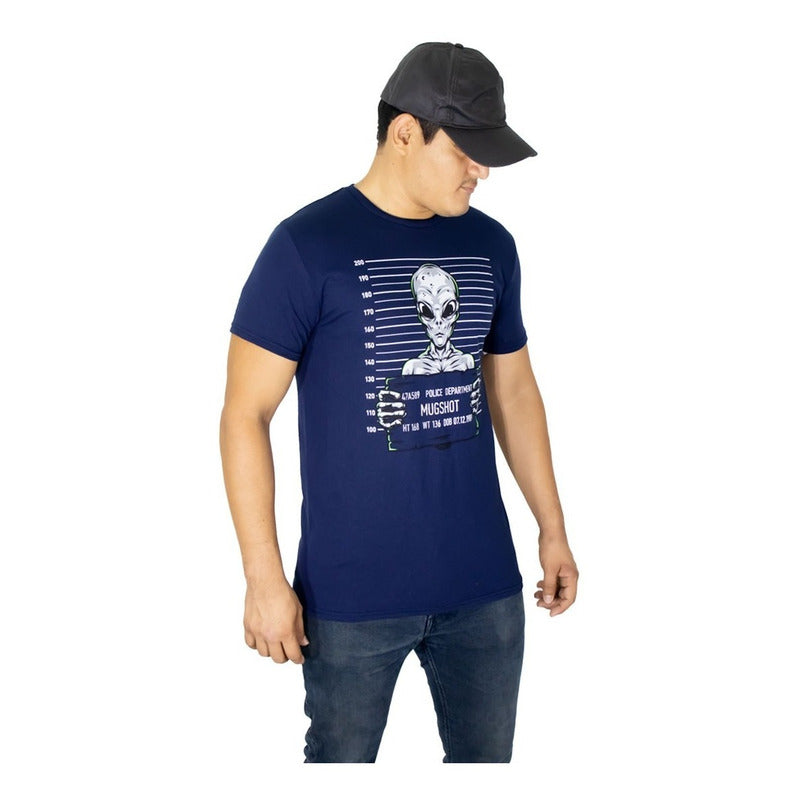 Playera Para Hombre Estampada