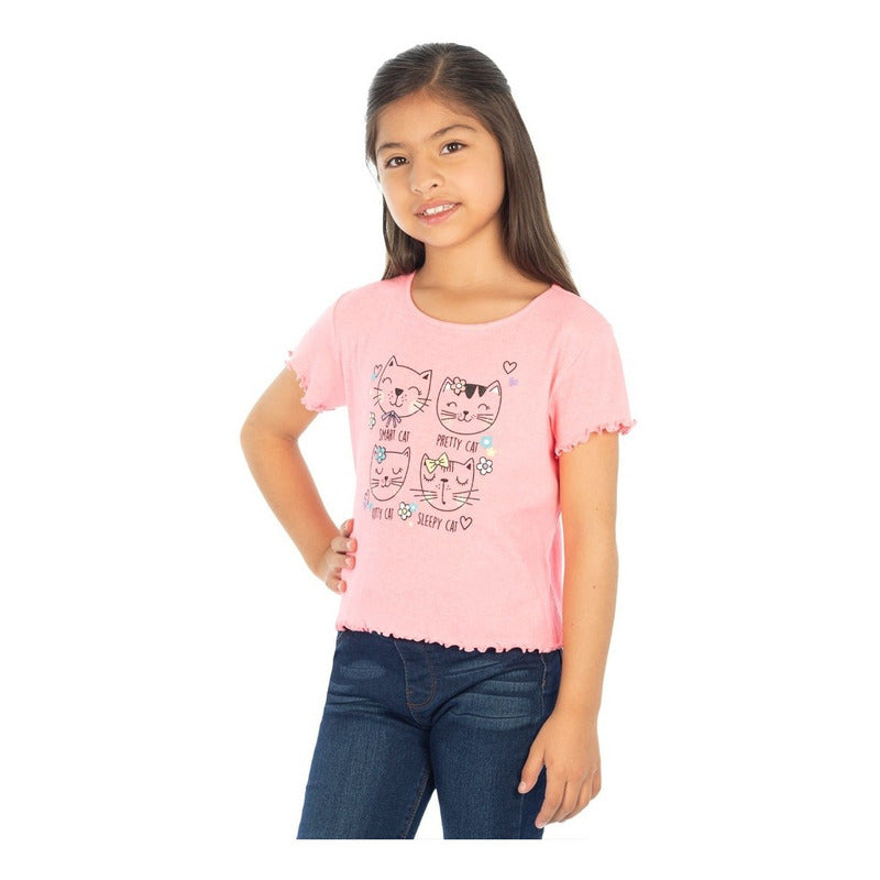 Playera Para Niña Manga Lech