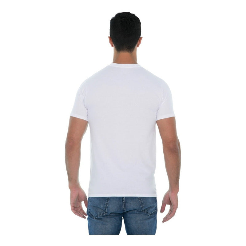 Playera Optima Basica Lisa Para Hombre