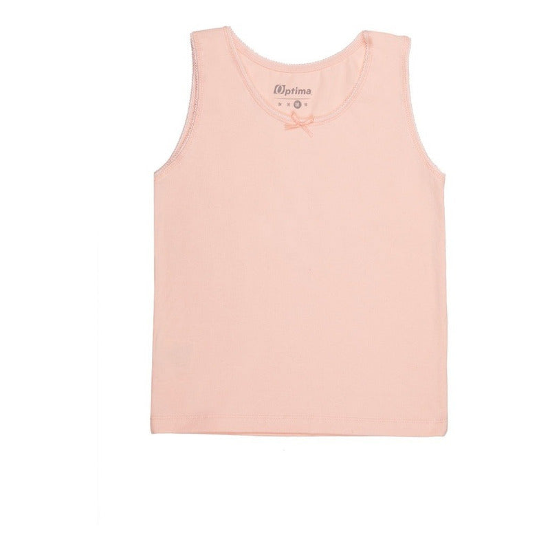 Tank Top Camiseta Tirante Para Niña Paquete Armado