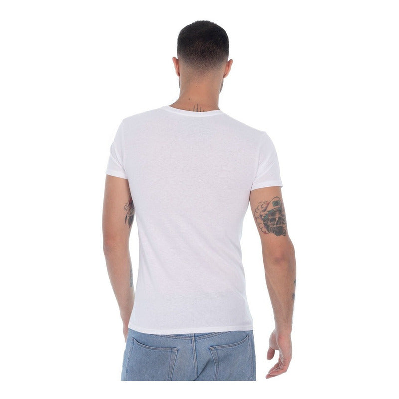 Playera Para Hombre Estampada