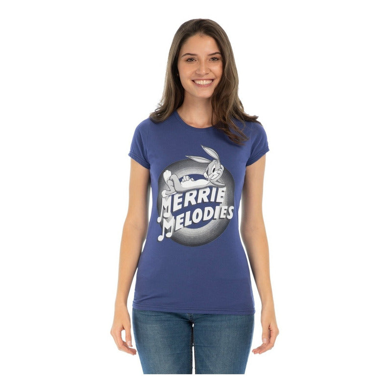 Playera Para Mujer Bugs Bunny Melodies Wb