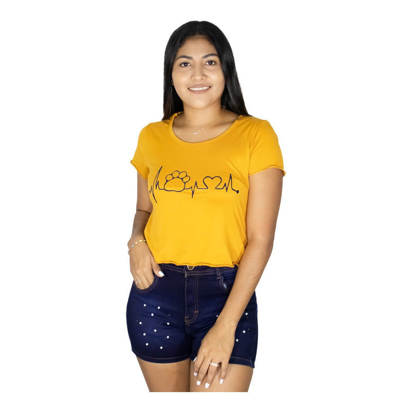 Crop Top Para Mujer 622k