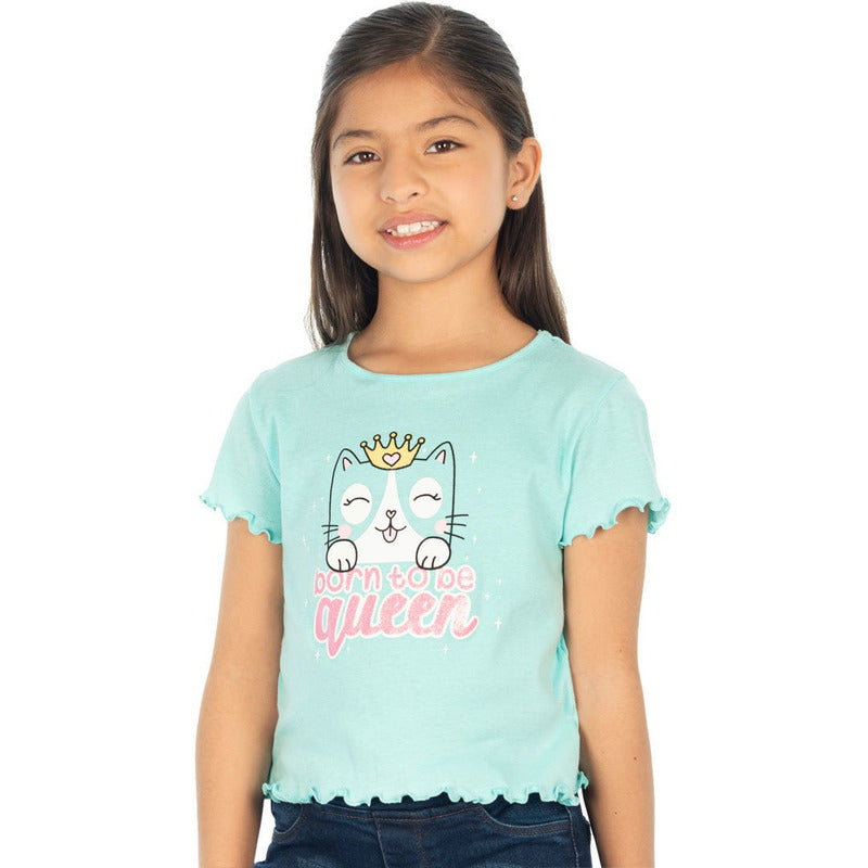 Playera Para Niña Manga Lech