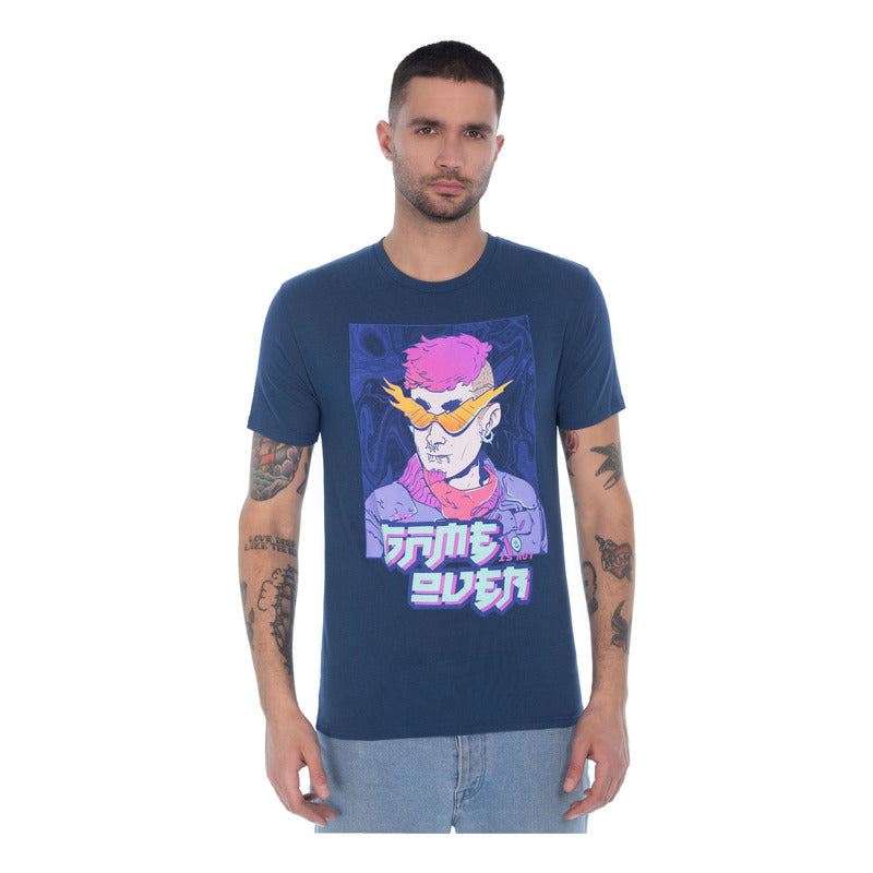 Playera Estampada 877ux Para Hombre