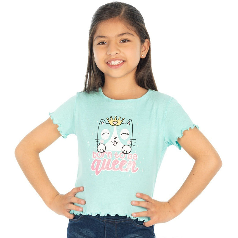Playera Para Niña Manga Lech