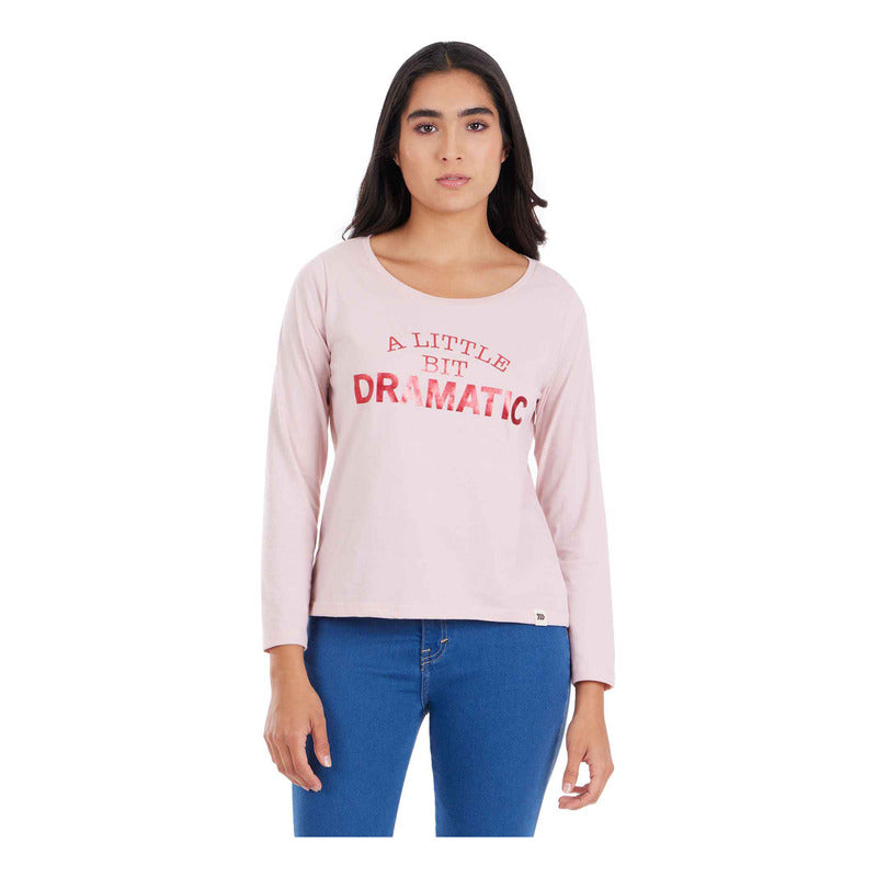 Playera Manga Larga Mujer 879yt