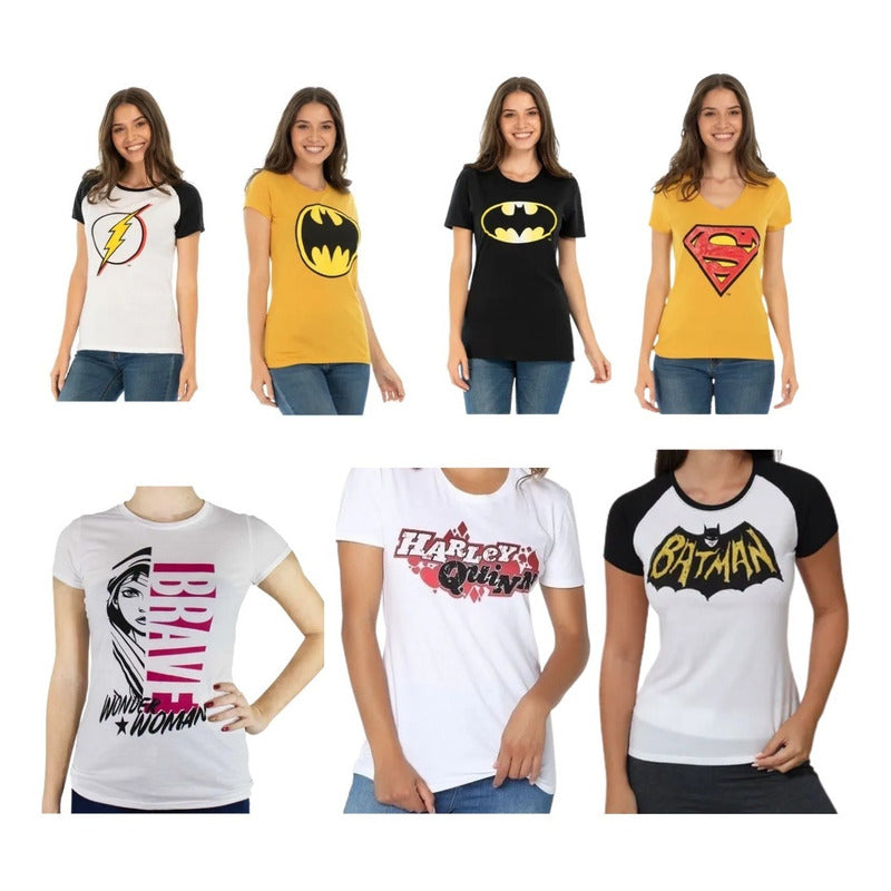 Playera Para Mujer Dc Comics