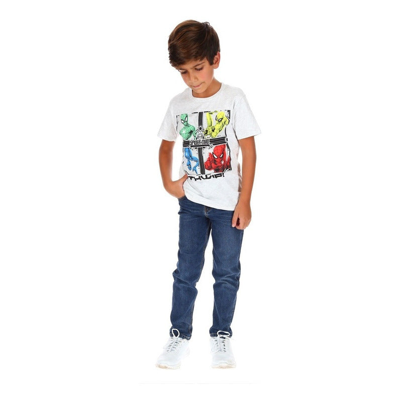 Playera Para Niño Marvel Spiderman Original Talla 4-10