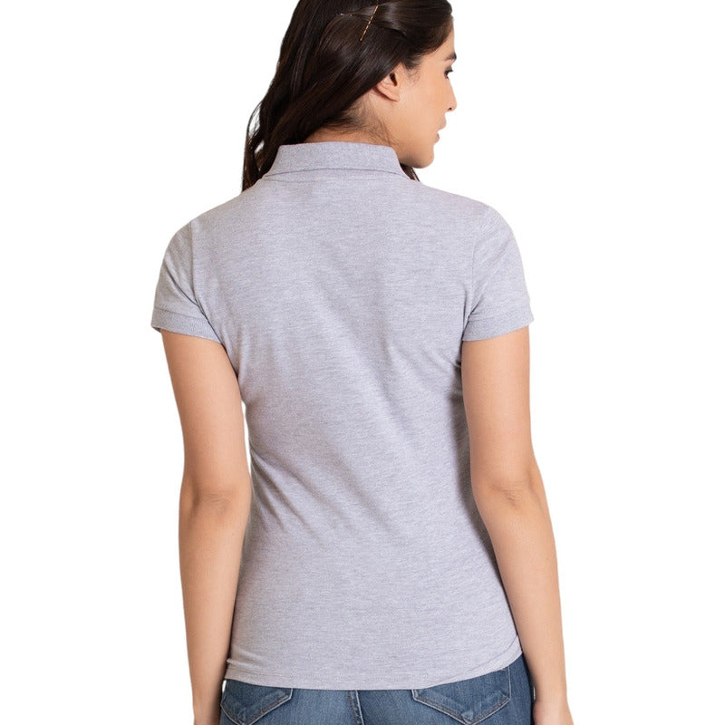 Paquete De 6 Playeras Básicas Cuello Polo Para Mujer