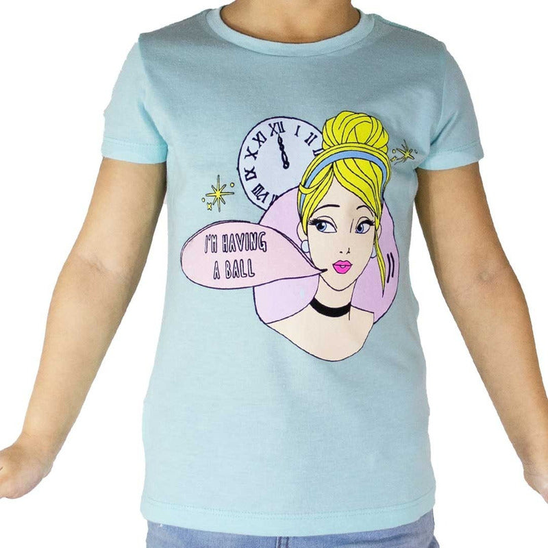 Playera Para Niña Disney Princesas