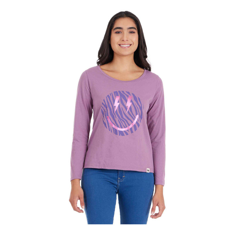 Playera Manga Larga Mujer 879yt