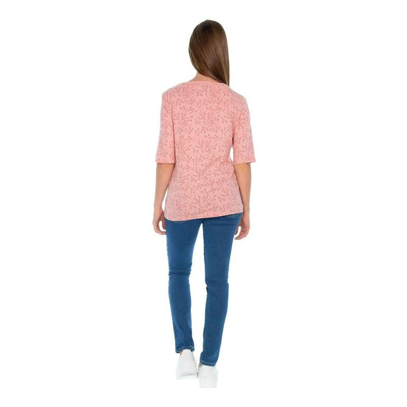 Playera Scoop Naturaleza Para Mujer