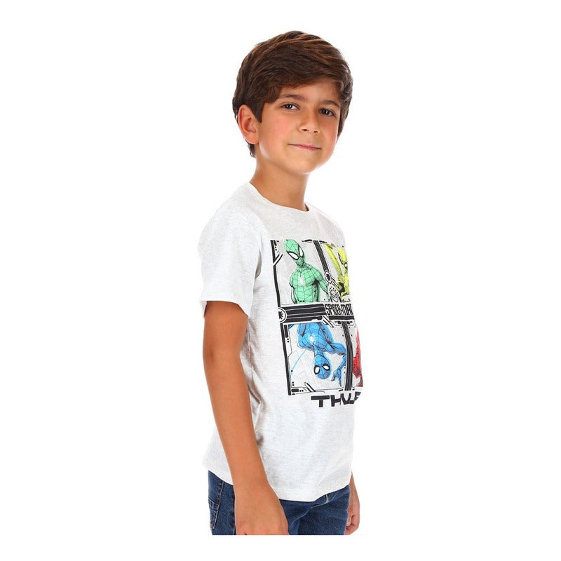 Playera Para Niño Marvel Spiderman Original Talla 4-10