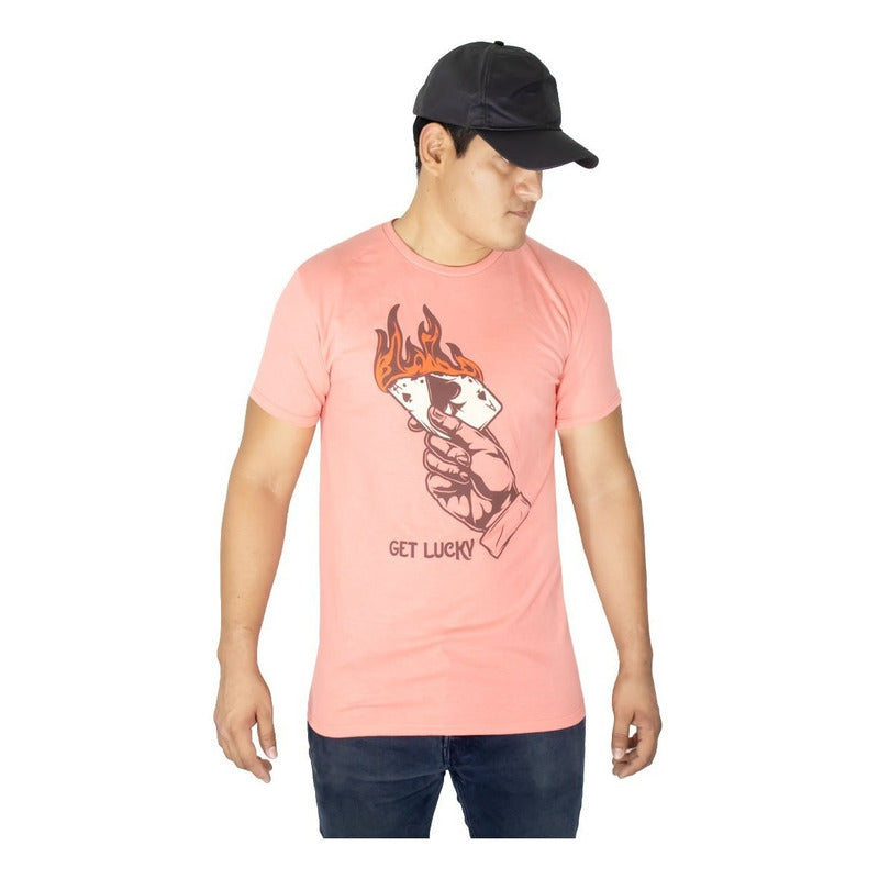 Playera Para Hombre Estampada