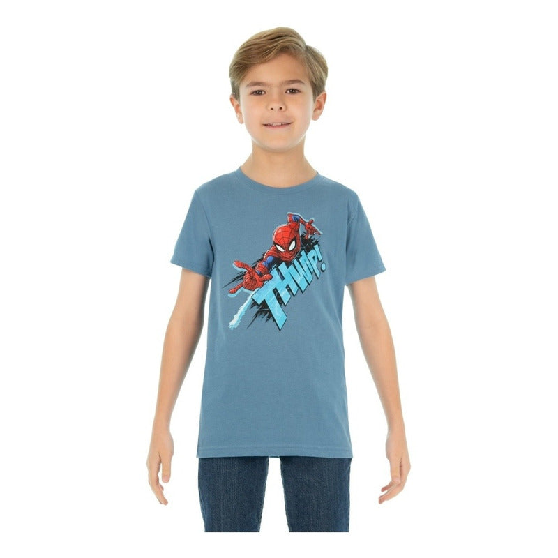 Playera Para Niño Marvel Spiderman Original Talla 4-10