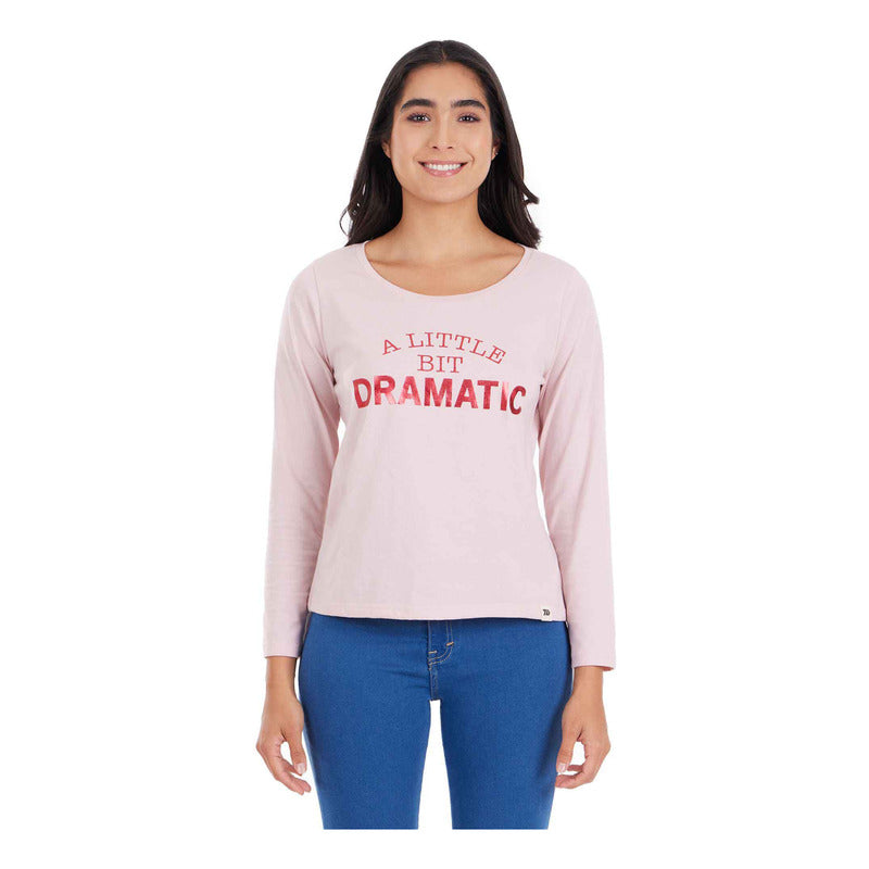 Playera Manga Larga Mujer 879yt