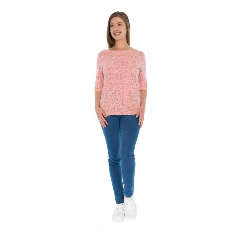 Playera Scoop Naturaleza Para Mujer