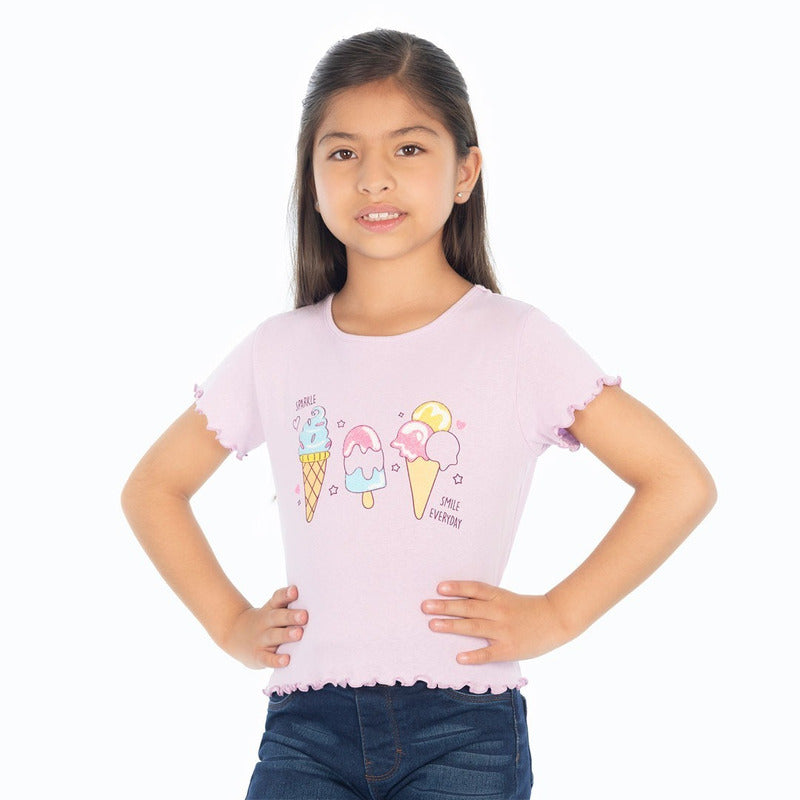 Playera Para Niña Manga Lech