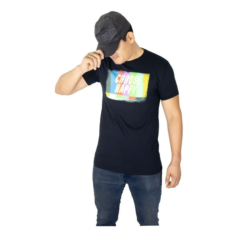 Playera Para Hombre Estampada