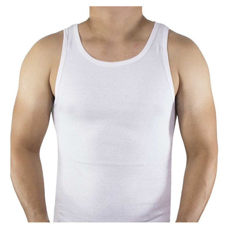 Playera Atlética Lisa Para Hombre Tank Top Basico