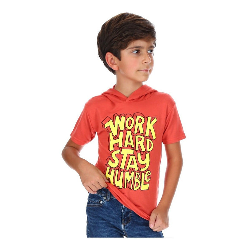 Playera Con Capucha Para Niño 877uf