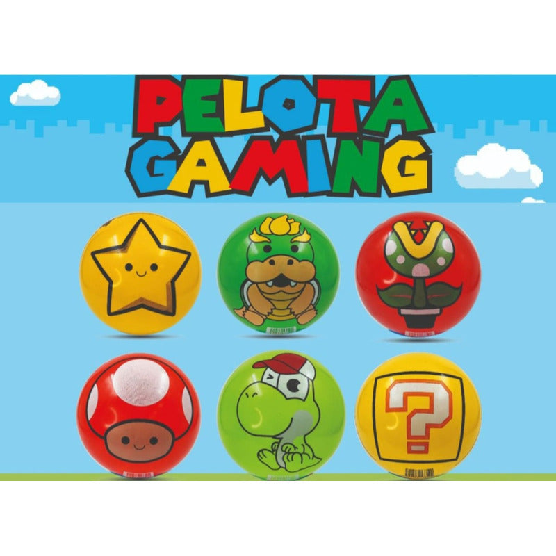 6 Pelotas De Plástico Impresa 8.5